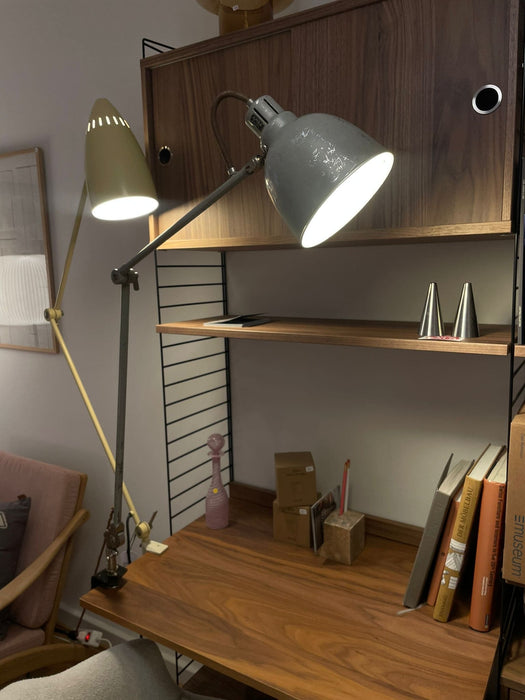 Vintage Atelierleuchte Tischlampe von Amba Schweizer Designklassiker