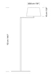 Santa &amp; Cole Americana floor lamp