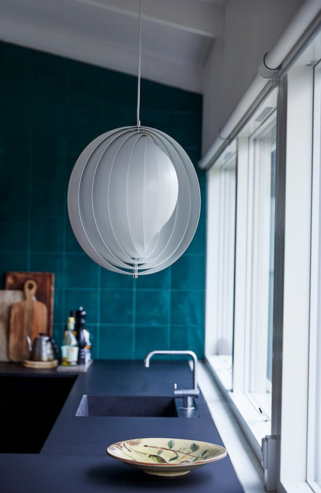 Verpan Moon pendant lamp design Verner Panton
