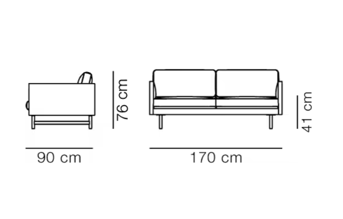 Calmo Sofa Fredericia Design Hugo Passos