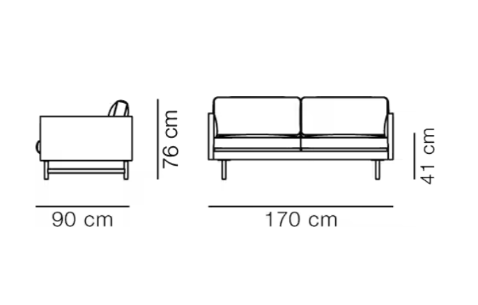 CALMO Sofa Fredericia Design Hugo Passos