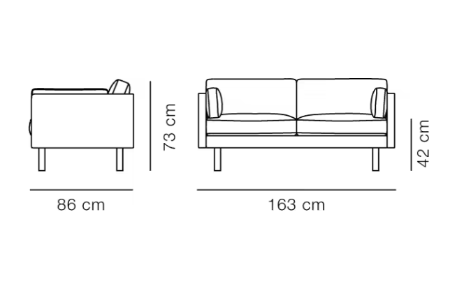 Fredericia Sofa Design Erik Jørgensen EJ220