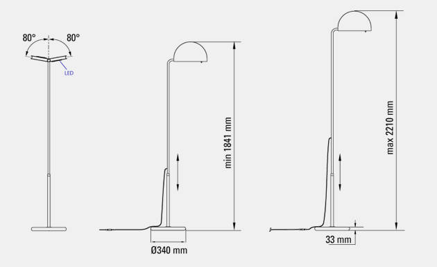 Ferm Living floor lamp Vuelta