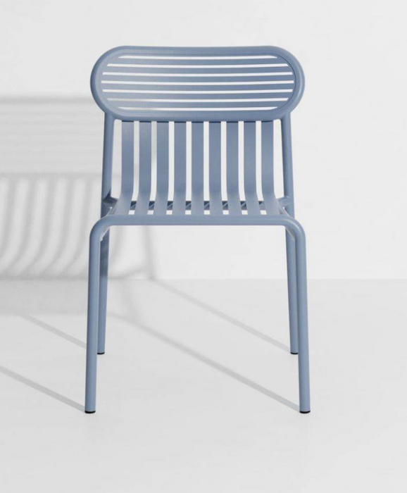 Weekend Gartenstuhl ohne Armlehne von Petite Friture bleu pigeon