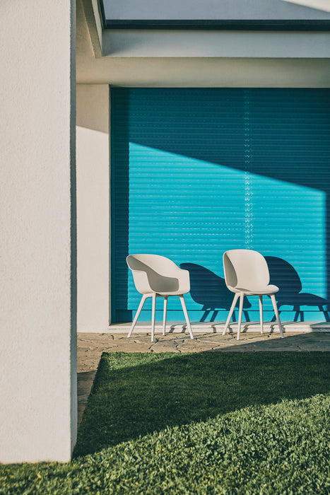 Exhibition model Outdoor Dining Chair Beetle Garden Chair Plastic GUBI