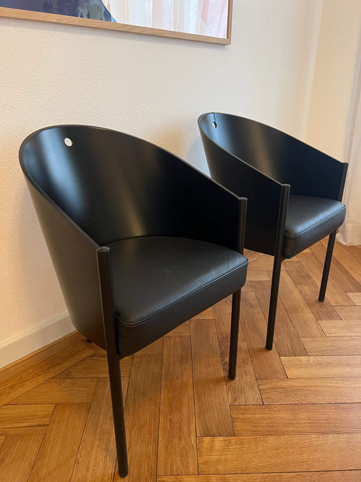 Vintage Set Costes Stühle Design Philippe Starck 80er
