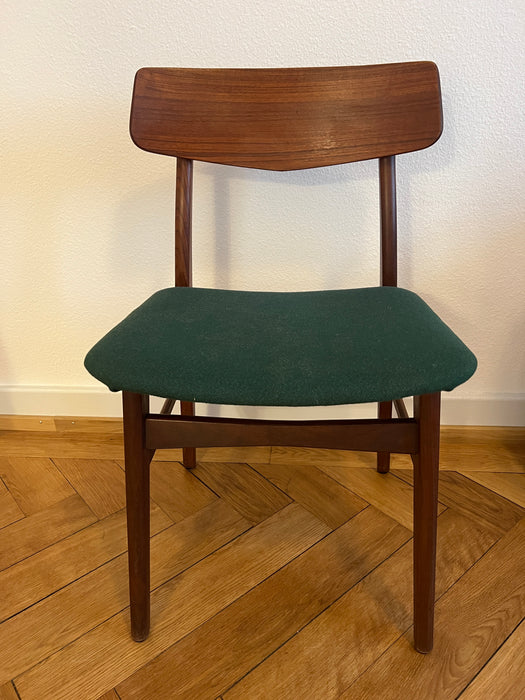 Vintage set of 4 chairs Niels O. Møller for JL Møller Teak Denmark 60s