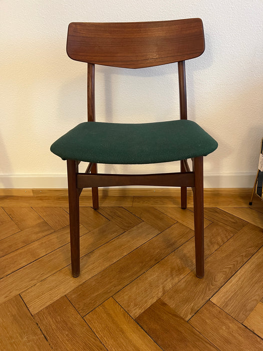 Vintage set of 4 chairs Niels O. Møller for JL Møller Teak Denmark 60s
