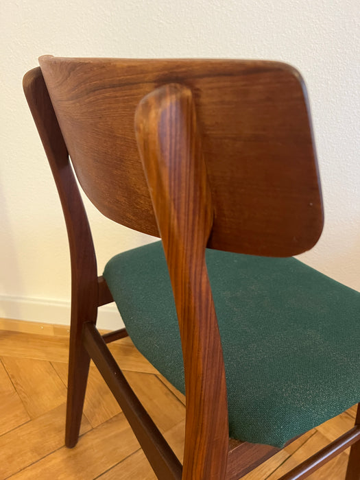 Vintage set of 4 chairs Niels O. Møller for JL Møller Teak Denmark 60s