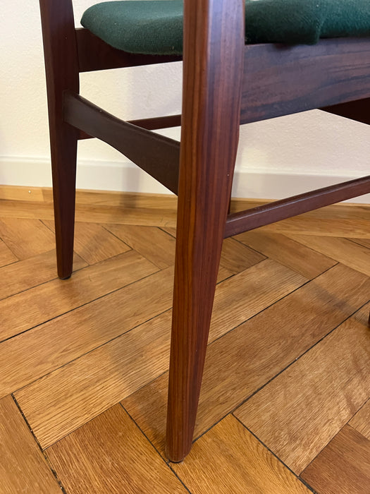 Vintage set of 4 chairs Niels O. Møller for JL Møller Teak Denmark 60s