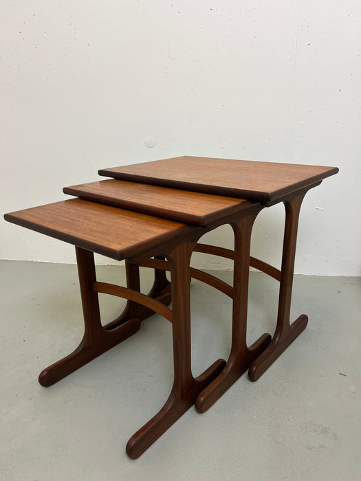 Vintage 3-er Set Beistelltisch Fresco nesting tables von G-Plan