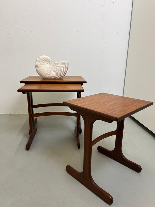 Vintage 3-er Set Beistelltisch Fresco nesting tables von G-Plan
