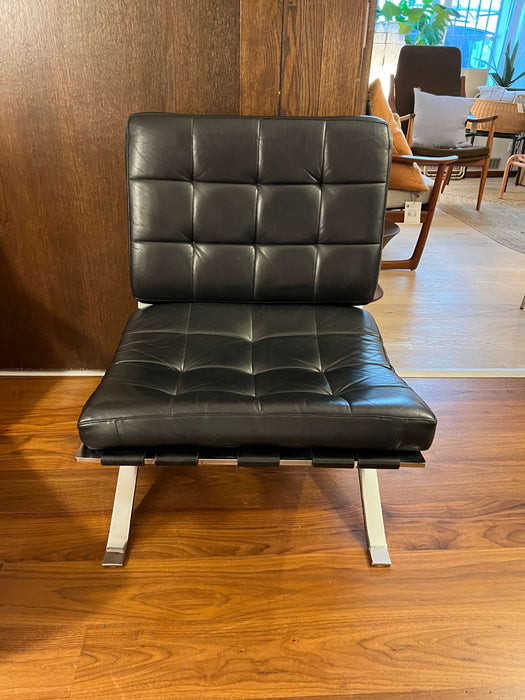 Vintage Sessel Leder Walter Frey Loungesessel Stella