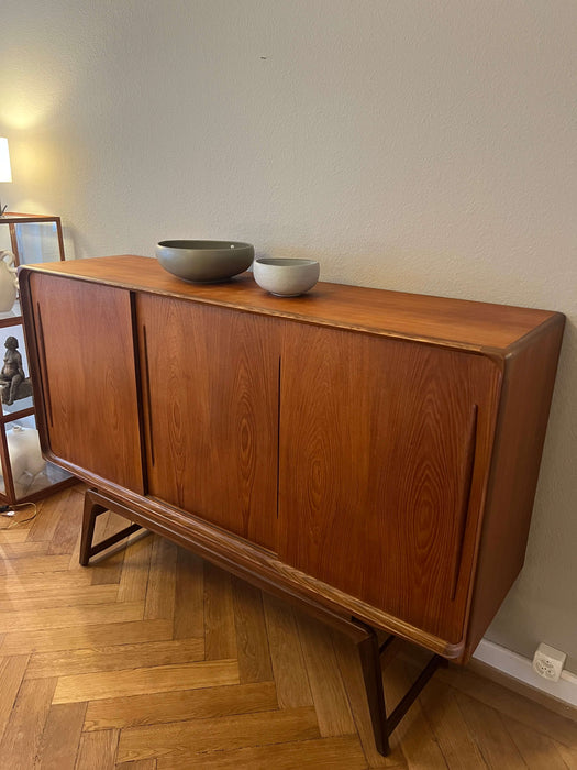 Vintage Sideboard Highboard Teak Wilhelm Schauman Finnland 60er Jahre
