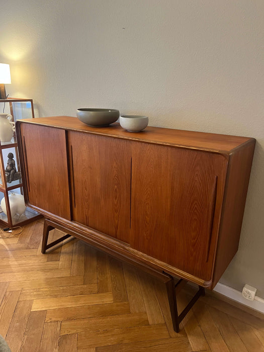 Vintage Sideboard Highboard Teak Wilhelm Schauman Finnland 60er Jahre