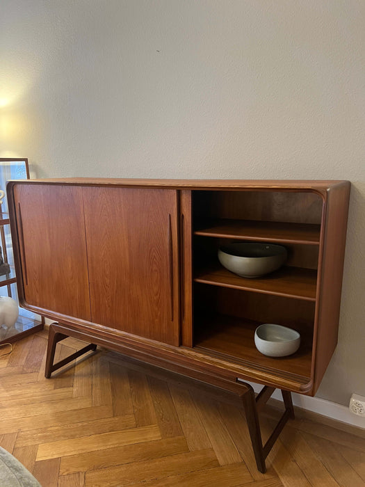 Vintage Sideboard Highboard Teak Wilhelm Schauman Finnland 60er Jahre