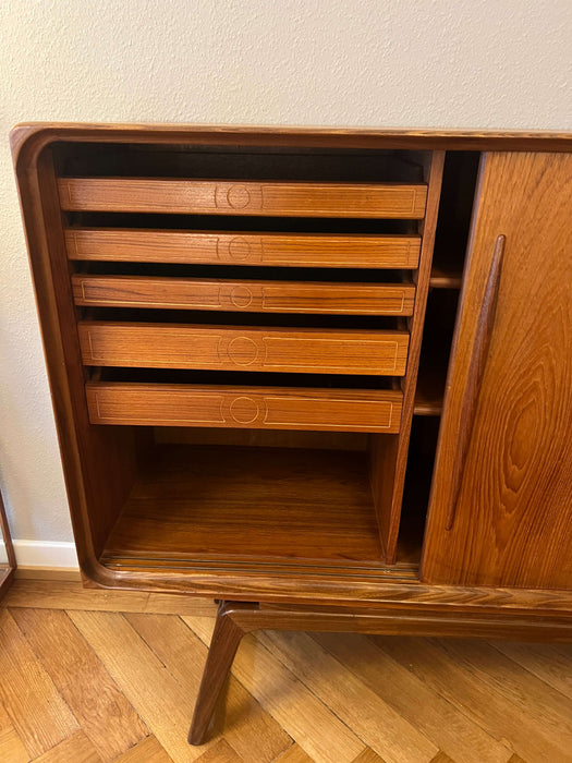 Vintage Sideboard Highboard Teak Wilhelm Schauman Finnland 60er Jahre
