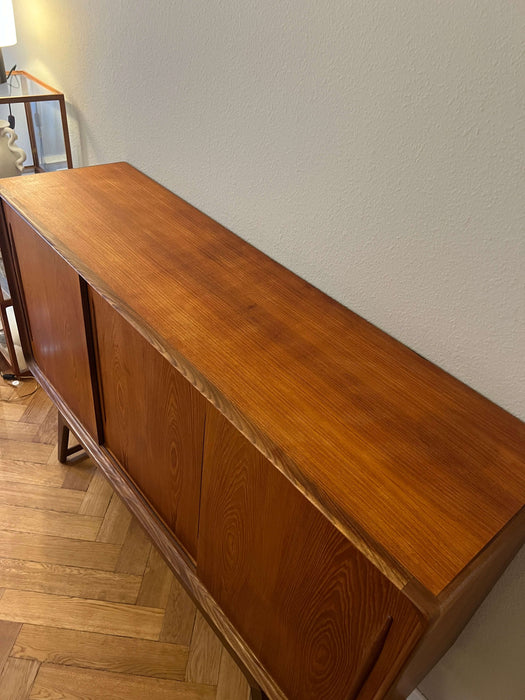 Vintage Sideboard Highboard Teak Wilhelm Schauman Finnland 60er Jahre