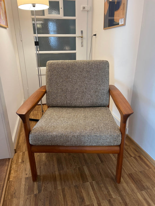 Vintage Sessel Armchair Teak Sven Ellekaer Dänemark 60er