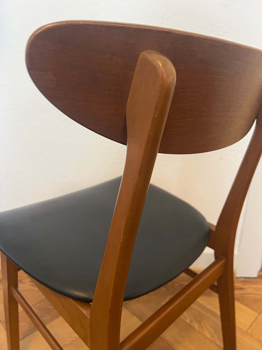 Vintage Stuhl Farstrup Teak 60er Jahre schwarz