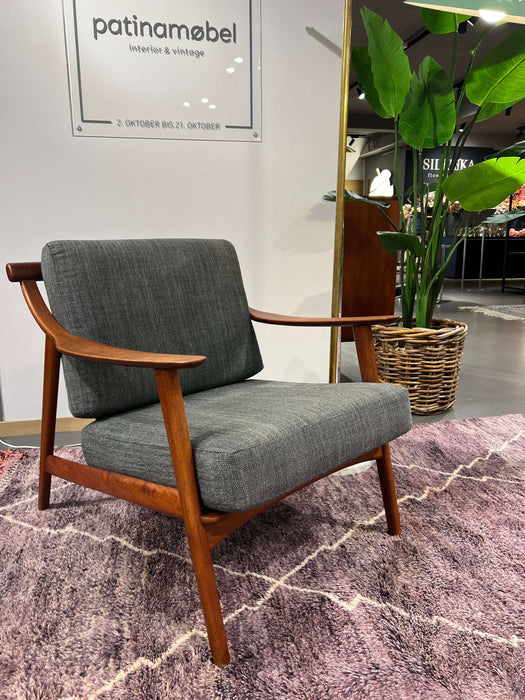 Vintage Teak Armchairs Arne Hovmand-Olsen for Mogends Kold 60s 