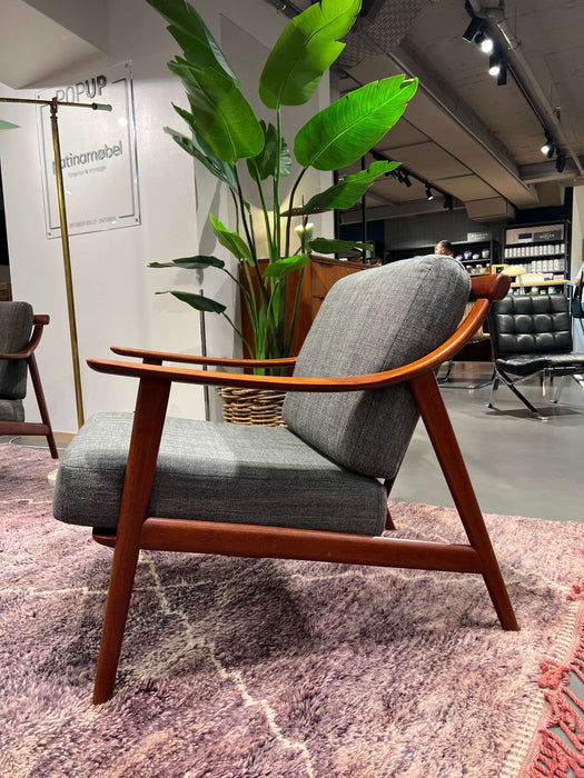 Vintage Teak Armchairs Arne Hovmand-Olsen for Mogends Kold 60s 