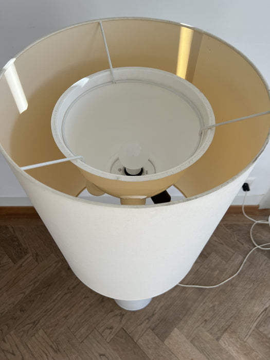 Vintage Margrit Linck Stehleuchte Keramik weiss 60er