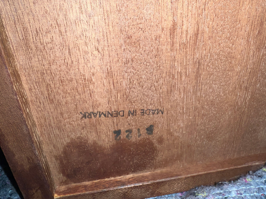 Vintage Sideboard Dänemark 60er Teak mit Schiebetüren