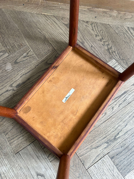 Vintage Beistelltisch Teak Haslev Møbler 60er Jahre