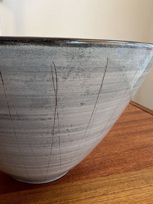 Vintage Schale handbemalt von Burkart Schweizer Keramik Design 50/60er