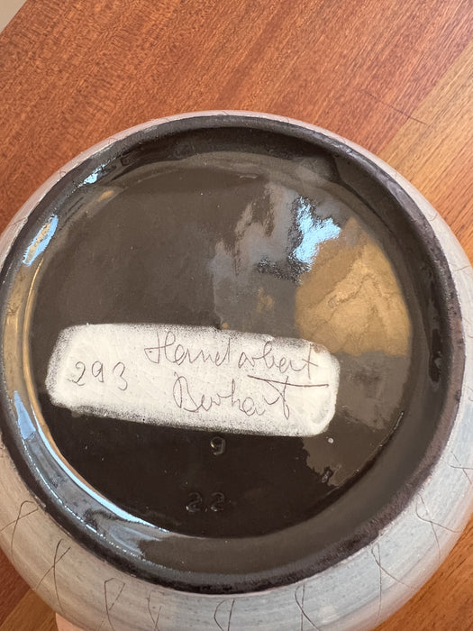 Vintage Schale handbemalt von Burkart Schweizer Keramik Design 50/60er
