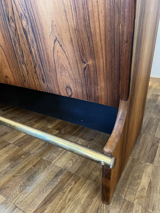 Vintage Bar mit 3 Barstühlen Palisander Johannes Andersen für Skaaning & Søn 1960