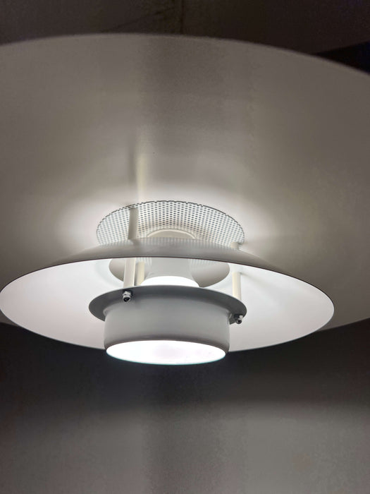 Vintage ceiling light Jeka 3095-P Donau white