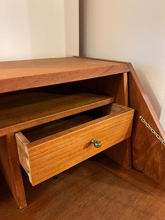 Vintage Sekretär Kommode Teak Dänemark 60er Jahre