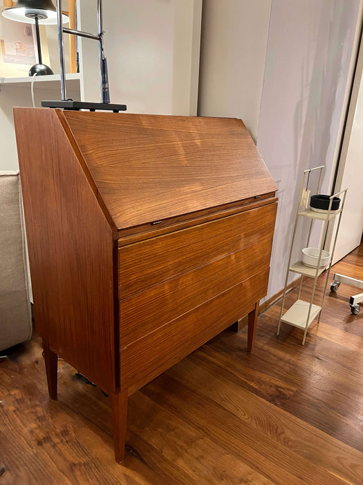 Vintage Sekretär Kommode Teak Dänemark 60er Jahre