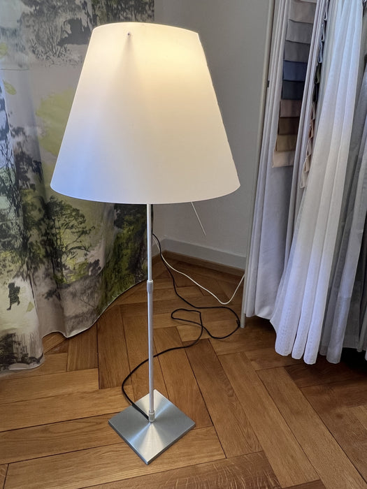 Vintage Luceplan Tischleuchte Constanza Chrom