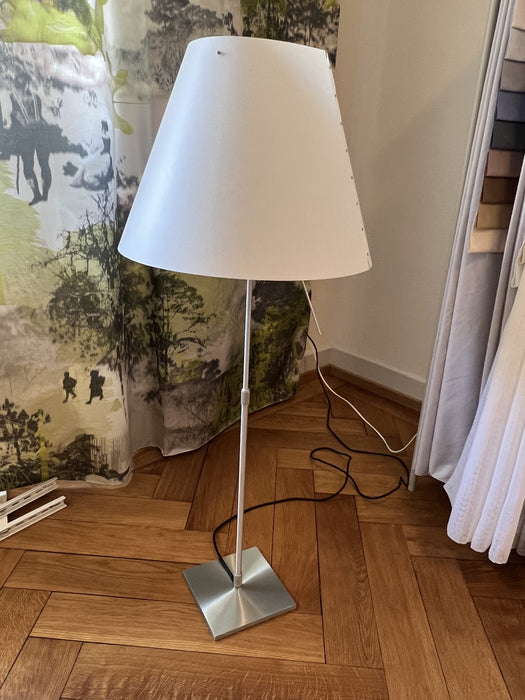Vintage Luceplan Tischleuchte Constanza Chrom