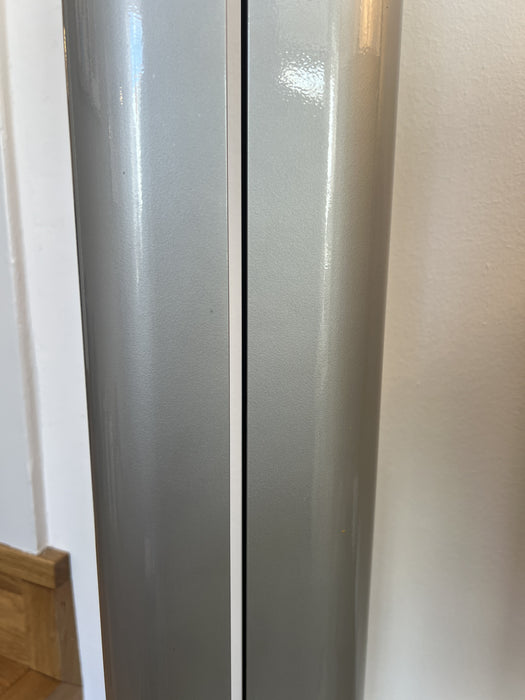 Vintage Stehleuchte Megaron von Artemide silbergrau