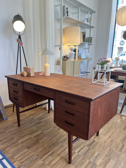 Vintage Schreibtisch Pult Büro Teak Dänemark 60er