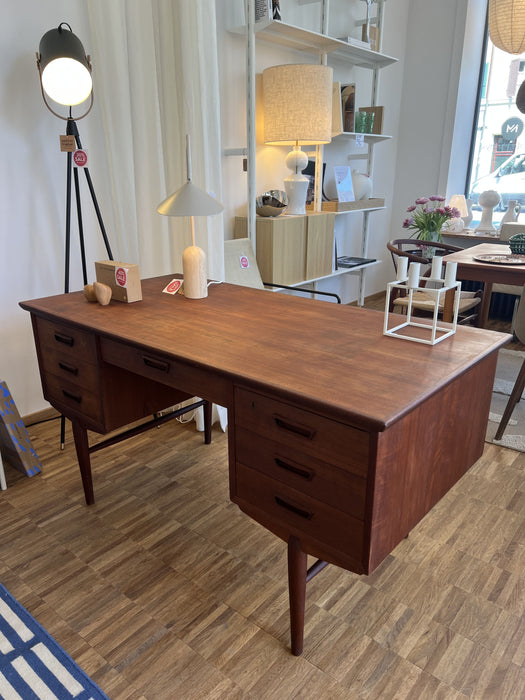 Vintage Schreibtisch Pult Büro Teak Dänemark 60er