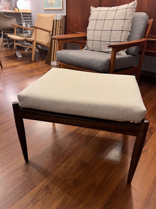 Vintage stool Ottoman Denmark by Magnus Olesen made of rosewood