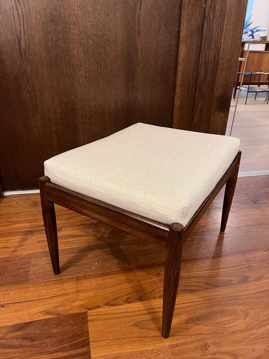 Vintage stool Ottoman Denmark by Magnus Olesen made of rosewood
