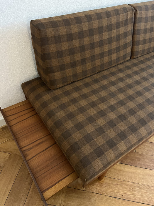 Vintage Daybed Sofa Teak Svanette mit Sidetable Ingmar Relling for Swane Ekornes 1960s