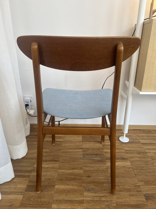 Vintage Teak Stuhl Farstrup Dänemark 60er neue Sitzpolster