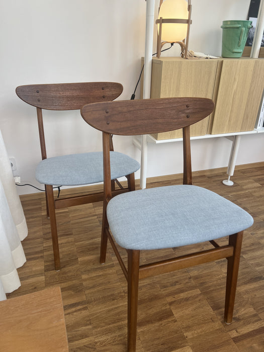 Vintage Teak Stuhl Farstrup Dänemark 60er neue Sitzpolster