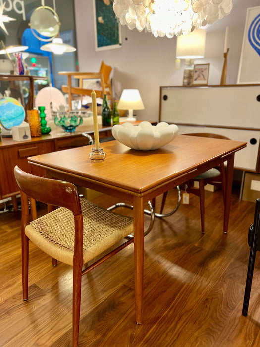 Vintage teak extendable table Denmark 60s