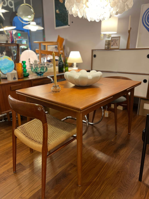 Vintage teak extendable table Denmark 60s
