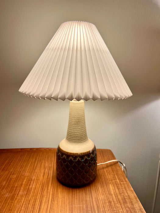 Vintage table lamp ceramic Søholm Stentoj Denmark 60s 