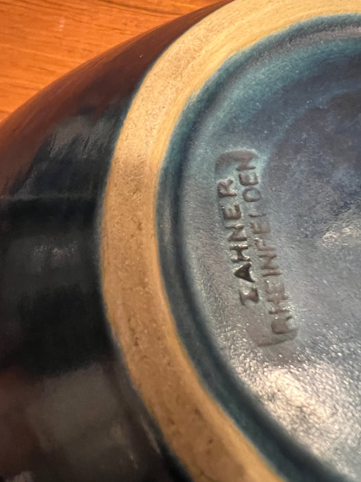 Vintage bowl Zahner Rheinfeldn ceramics 60s