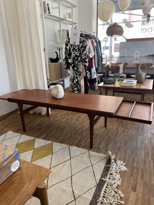 Vintage Johannes Andersen Couchtisch ausziehbar Teak 60er